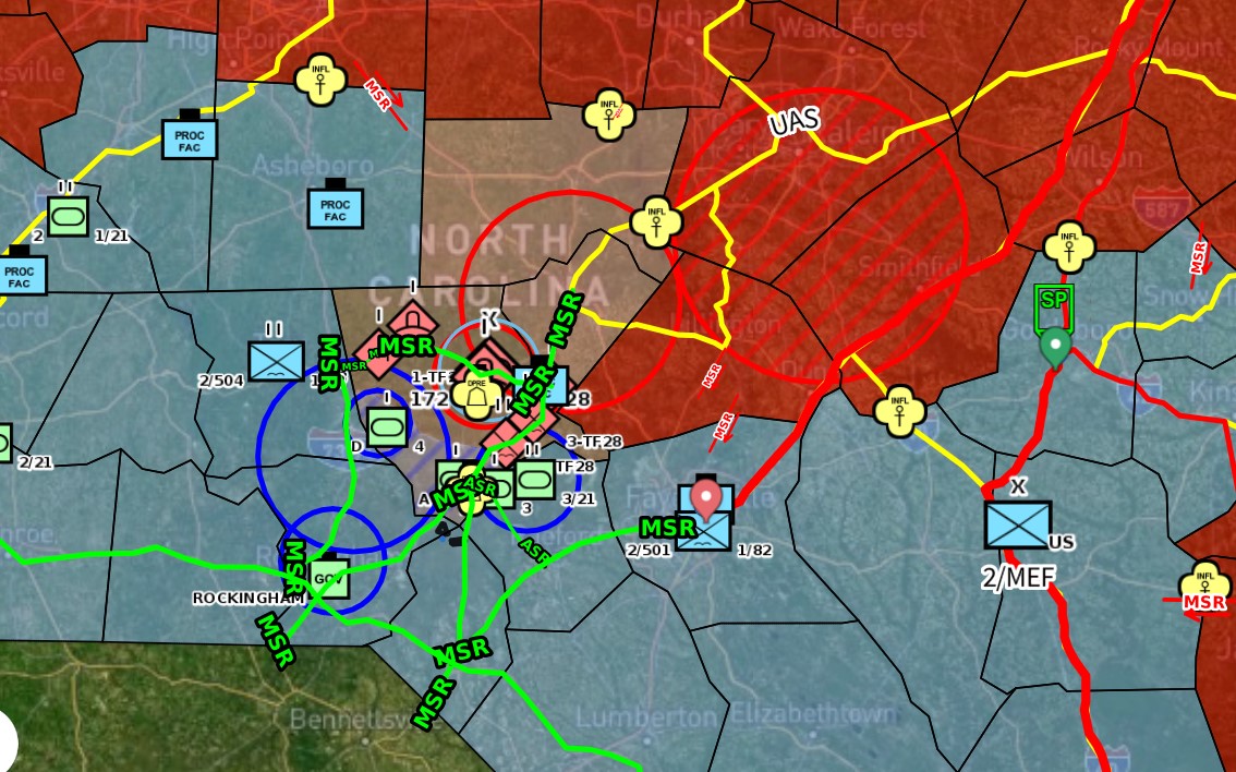 Mission Command System-Common Operational picture (MCS-COP) data layers.