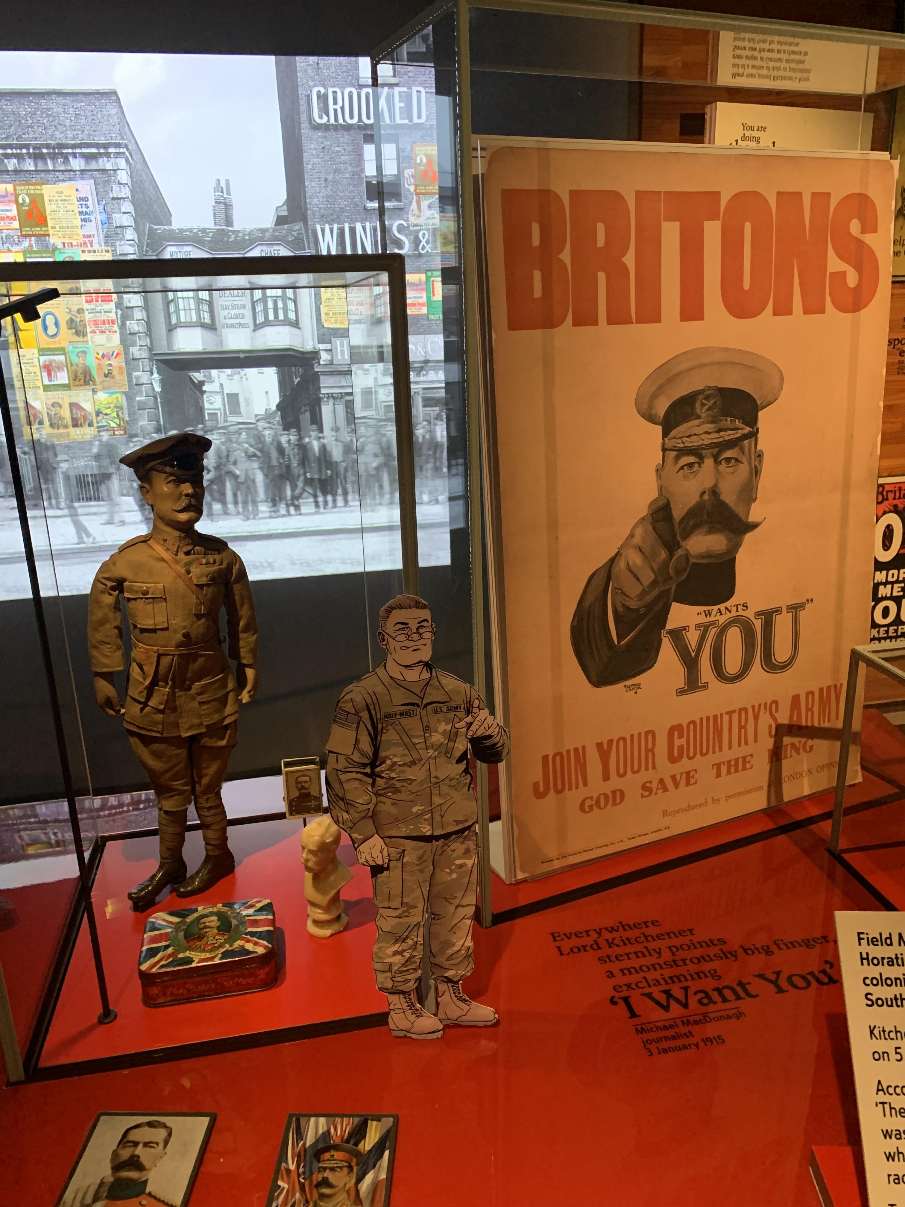 MSG Half-Mast inside the Imperial War Museum, London